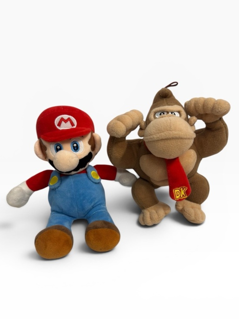 Nintendo Super Mario & Donkey Kong 10” Plush Toy Lot Official Licensed Stuffed
